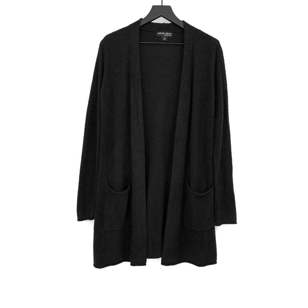 BAREFOOT DREAMS CozyChic Lite Long Cardigan Black S
